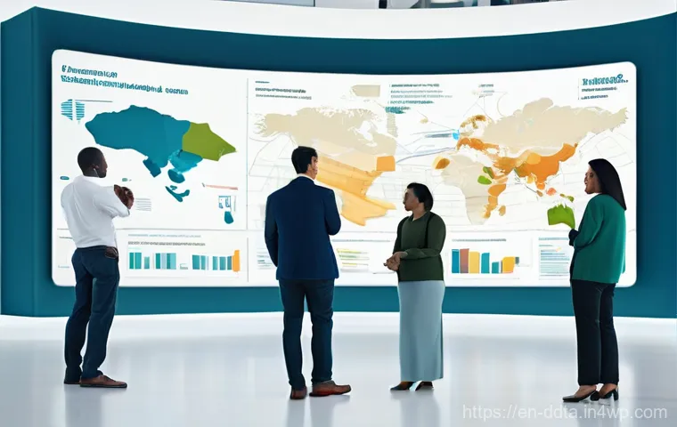 데이터 시각화에서의 대중성 증가 이유 - **Prompt:** A young professional, a woman in her late 20s, dressed in a smart business-casual outfit...